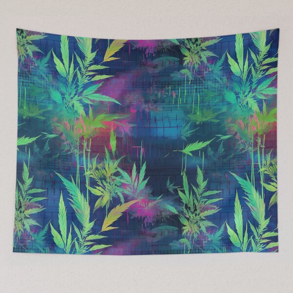 Item preview, Plant power with vivid colors and some street art elements designed and sold by Honeyswoon888.
