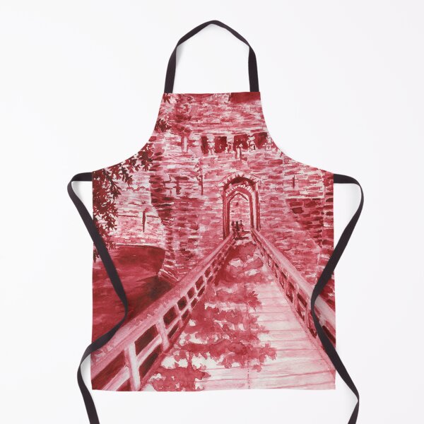 Item preview, Beaumaris Castle in Alizarin Crimson designed and sold by LymphomaLass.
