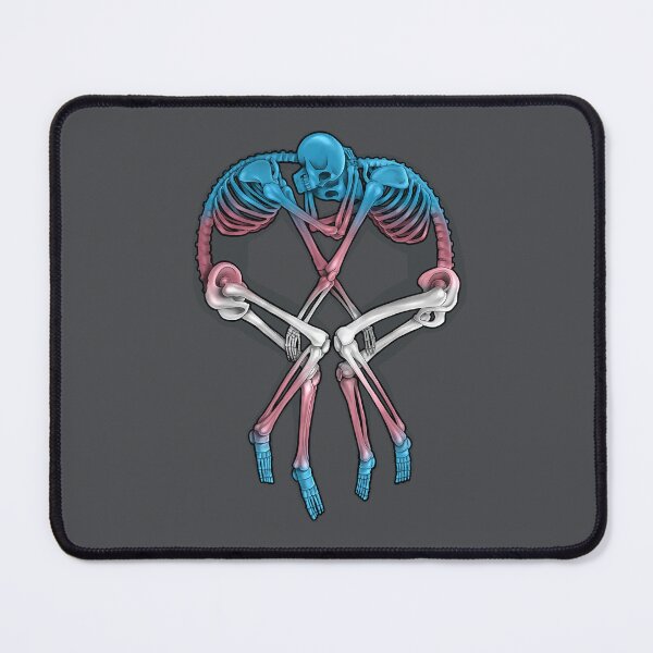 Item preview, Transgender Flag Skeleton Love designed and sold by jeffective.