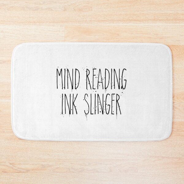 Item preview, Mind Reading Ink Slinger - Tattoo Artist - Black Script designed and sold by Mitch616Art.
