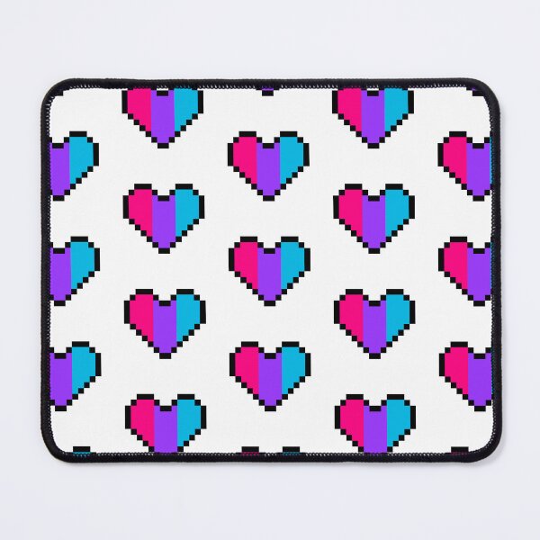 Item preview, Heart flag from Andrógina / Androgyne community pixel art white background designed and sold by Axel-Speed.