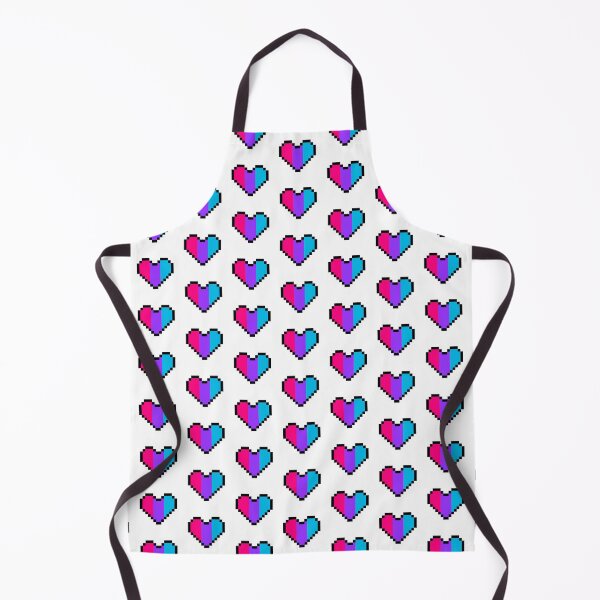 Item preview, Heart flag from Andrógina / Androgyne community pixel art white background designed and sold by Axel-Speed.