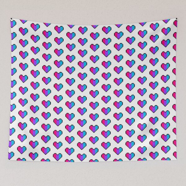 Item preview, Heart flag from Andrógina / Androgyne community pixel art white background designed and sold by Axel-Speed.