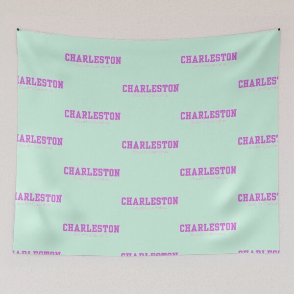 Item preview, Charleston South Carolina Varsity Print Purple Pink designed and sold by Sunshine-Dreams.