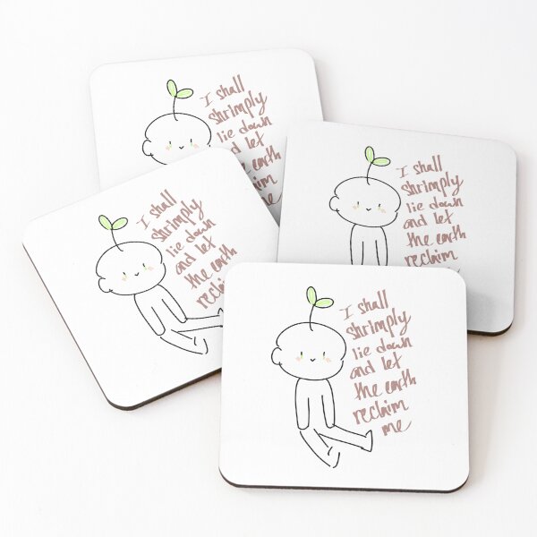 Item preview, Shrimply let the Earth Reclaim Me designed and sold by XGreenTeaPrinceX.