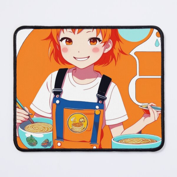Item preview, Anime Girl Cooking Ramen designed and sold by Noxartech23.