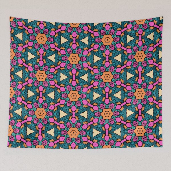 Item preview, Bright geometric design designed and sold by Hilary Thwaites.