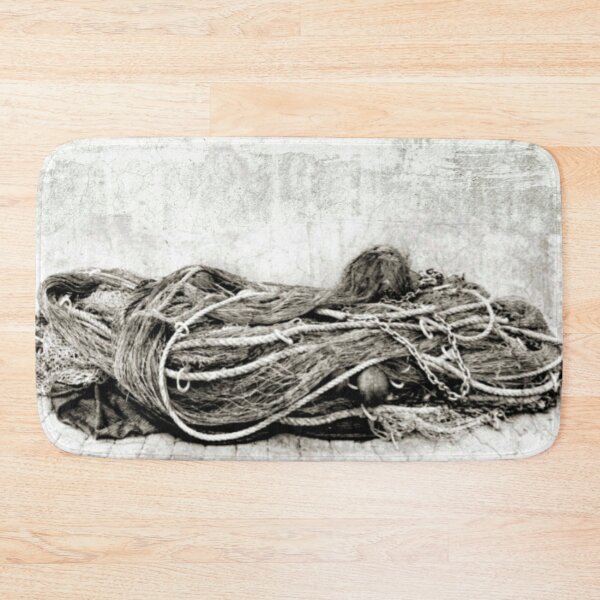 Item preview, Fishing Nets In Black And White  designed and sold by Pretty-Bird.