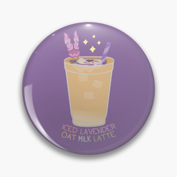 Item preview, Lavender oat milk latte designed and sold by Bruna Esmanhotto.
