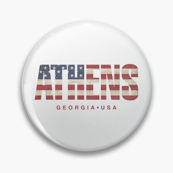 Item preview, Athens Georgia Vintage American Flag Design designed and sold by Futurebeachbum.