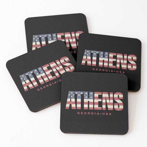 Item preview, Athens Georgia Vintage American Flag Design designed and sold by Futurebeachbum.