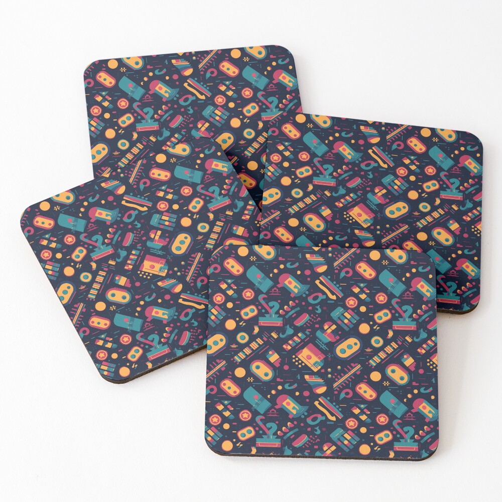 Item preview, Coasters (Set of 4) designed and sold by PixelPatchwork.