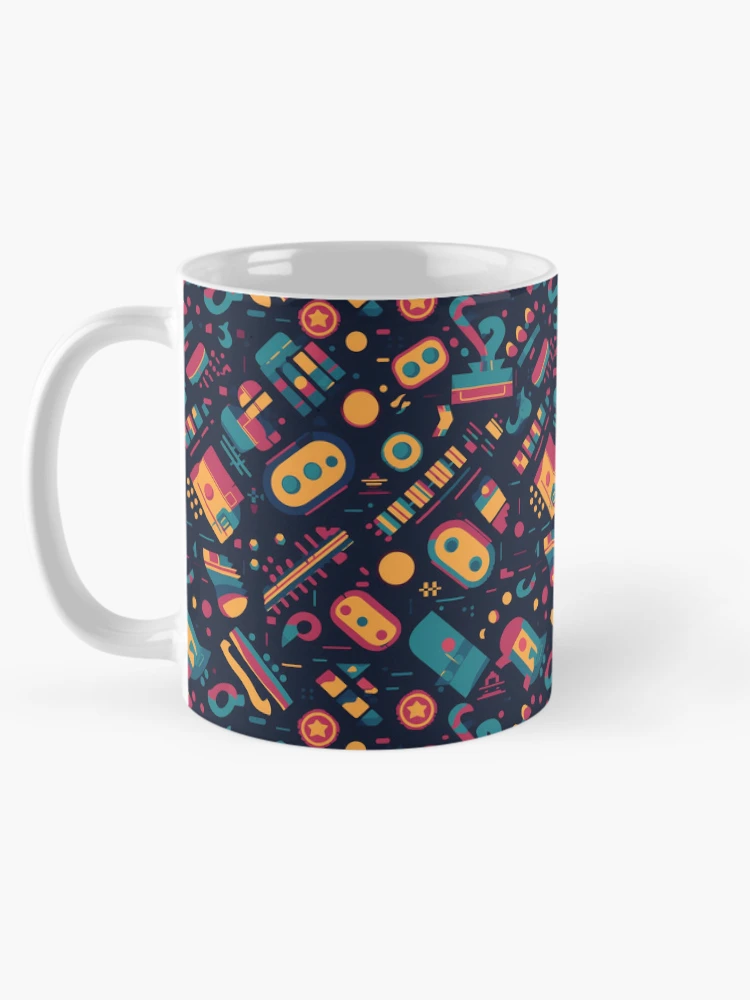 Thumbnail 5 of 6, Coffee Mug, Retro Rampage designed and sold by PixelPatchwork.