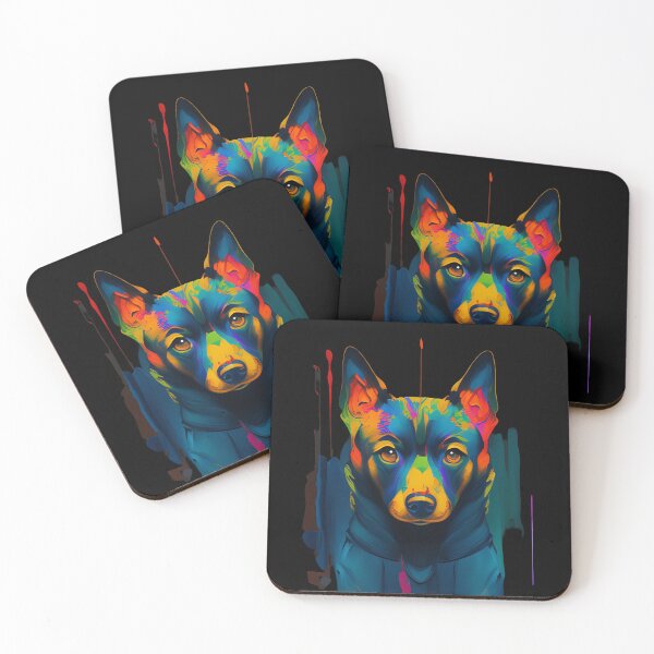 Item preview, A Colorful Dog designed and sold by Art Intelligence.
