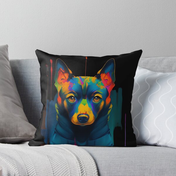 Item preview, A Colorful Dog designed and sold by Art Intelligence.