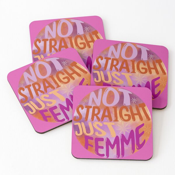 Item preview, Not Straight Just Femme Multi designed and sold by natalyssa.