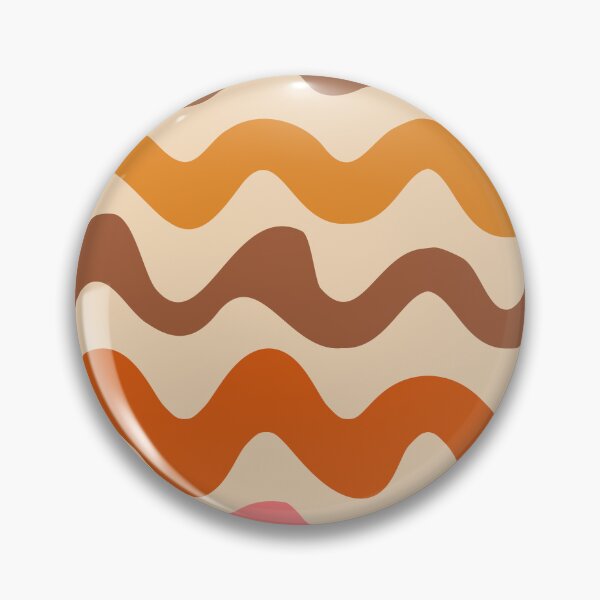 Item preview, Groovy Retro 70s Pattern Brown, Orange and Pink Waves  designed and sold by Yasminepatterns .