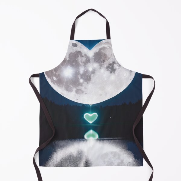 Item preview, Heart-shaped real moon reflected in the lake designed and sold by Jorge Javier Di Franco.