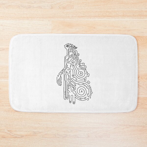 Item preview, Sonia Geoglyph Black on White (Totk) designed and sold by HeartonSleeves.