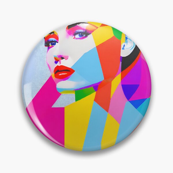 Item preview, Model Face 05 | Geometric Abstraction - Portrait | Minimalist Fashion designed and sold by Phoenix-Textile.
