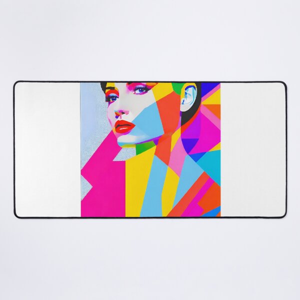 Item preview, Model Face 05 | Geometric Abstraction - Portrait | Minimalist Fashion designed and sold by Phoenix-Textile.