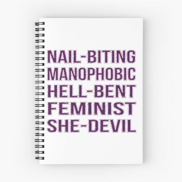 Item preview, Nail-Biting, Manophobic, Hell-Bent, Feminist, She-Devil designed and sold by Pellucid.