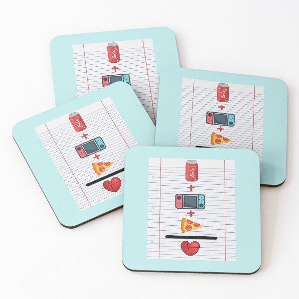 Item preview, Soda, Games, Pizza Equals Love designed and sold by ValsCrazyCats.