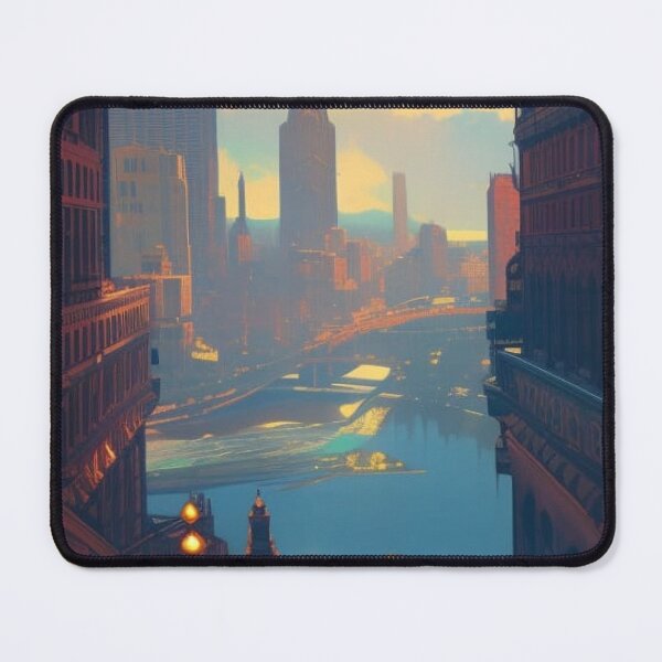 Item preview, Vintage Travel Poster: Pittsburgh V.6 designed and sold by RoyallyColorful.