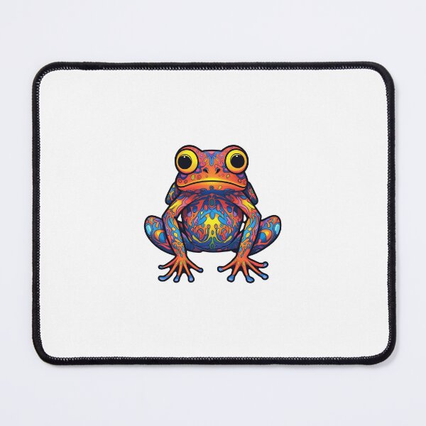 Item preview, Trippy Technicolor Amphibian designed and sold by WaggishWonders.