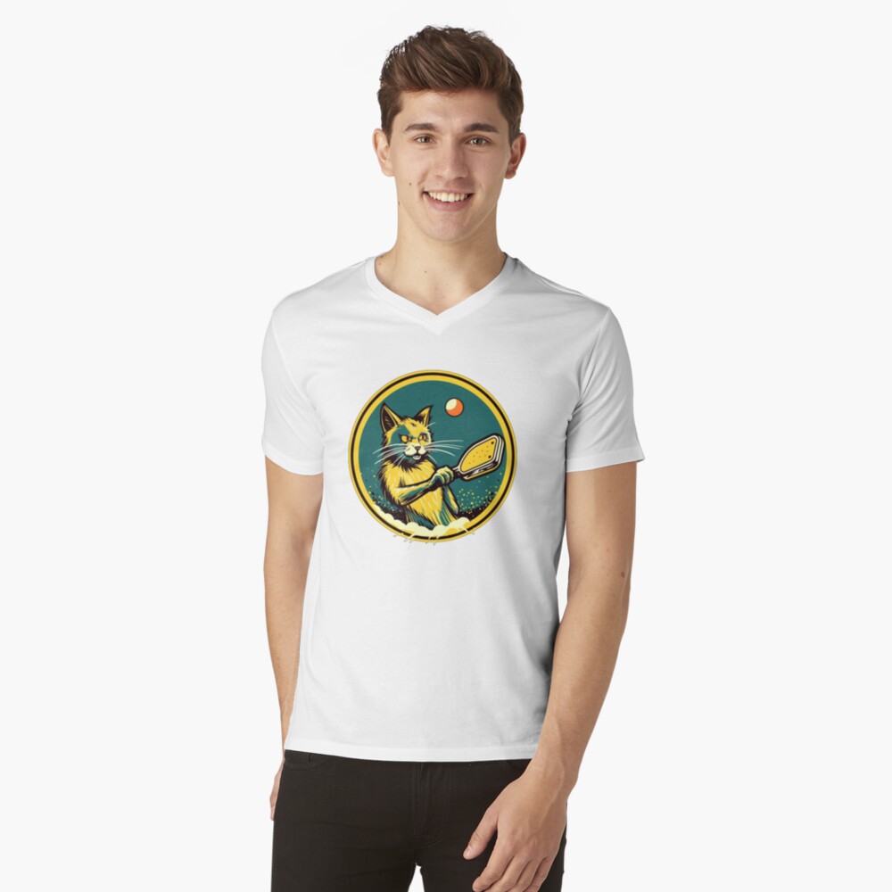 Item preview, V-Neck T-Shirt designed and sold by badclebdrawings.
