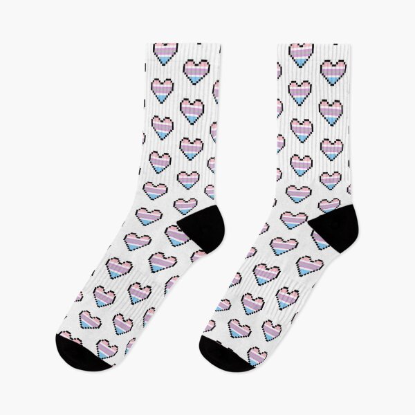 Item preview, Heart flag from Intergénero / Intergender community pixel art white background designed and sold by Axel-Speed.