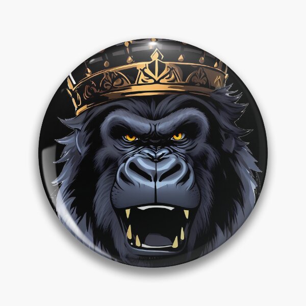 Item preview, King Gorilla - (design with transparent background) designed and sold by Gothicpower.