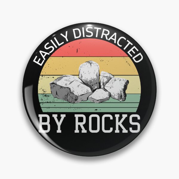 Item preview, Easily Distracted By Rocks Funny Geology Mining Lover Geologists Quotes designed and sold by engsasa.