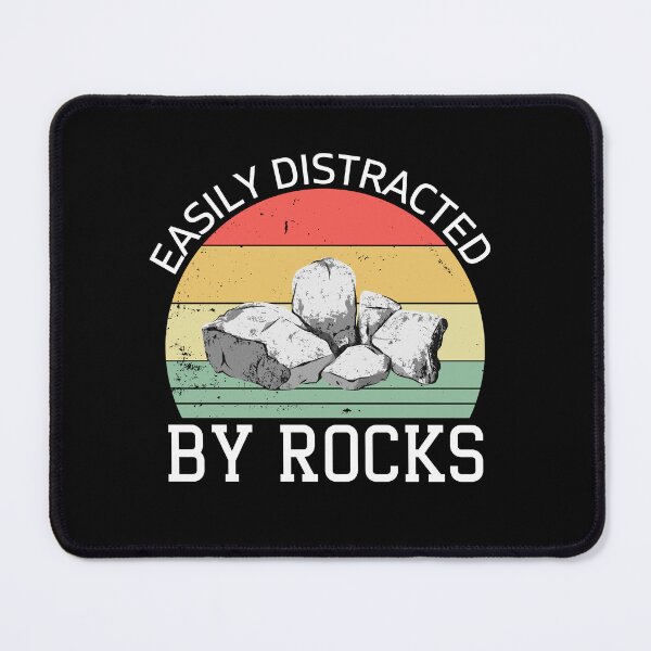 Item preview, Easily Distracted By Rocks Funny Geology Mining Lover Geologists Quotes designed and sold by engsasa.