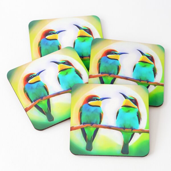 Item preview, Street Art birds bee-eaters designed and sold by NEUMANN ArtWear Boutique.