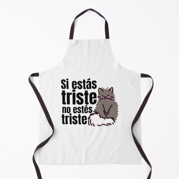 Item preview, No Estés Triste Fluffy Cat designed and sold by FlamingoVisual.