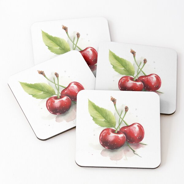 Item preview, WaterColorCherries designed and sold by DrakiceyArt.