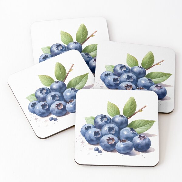 Item preview, WaterColorBlueberries designed and sold by DrakiceyArt.