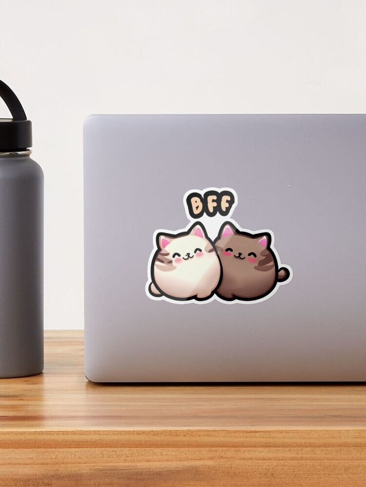 Pusheen stickers Super cute on laptops, flasks - Depop