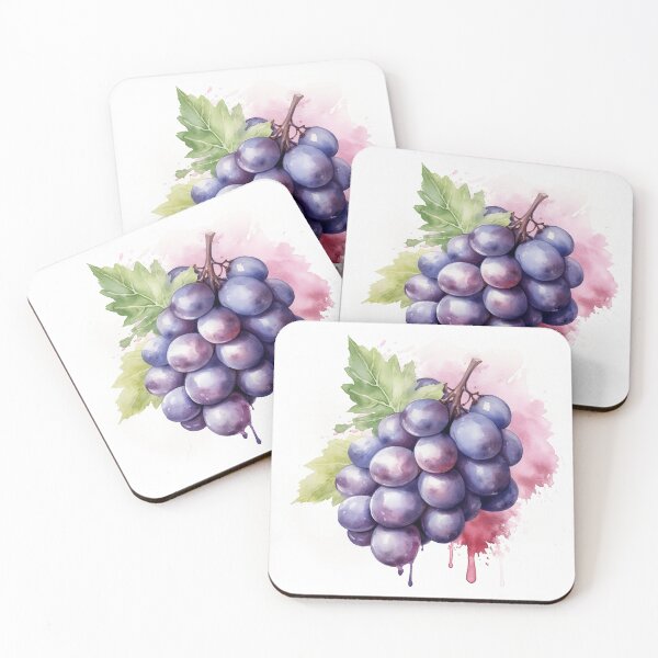 Item preview, WatercolorGrapes designed and sold by DrakiceyArt.