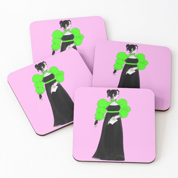 Item preview, regency lady wearing käärijä's green bolero designed and sold by Ona Navarro.