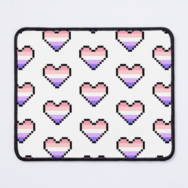 Item preview, Heart flag from Cupiosexual community pixel art white background designed and sold by Axel-Speed.