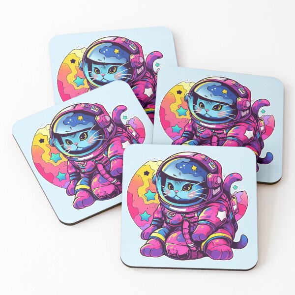 Item preview, Space Catstronaut - AstroRainbow designed and sold by SnarkyDoodles.