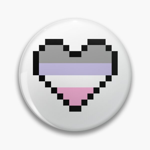 Item preview, Heart flag from Cupioromántica / Cupioromantic community pixel art white background designed and sold by Axel-Speed.