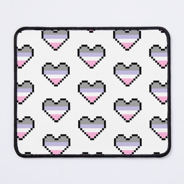 Item preview, Heart flag from Cupioromántica / Cupioromantic community pixel art white background designed and sold by Axel-Speed.