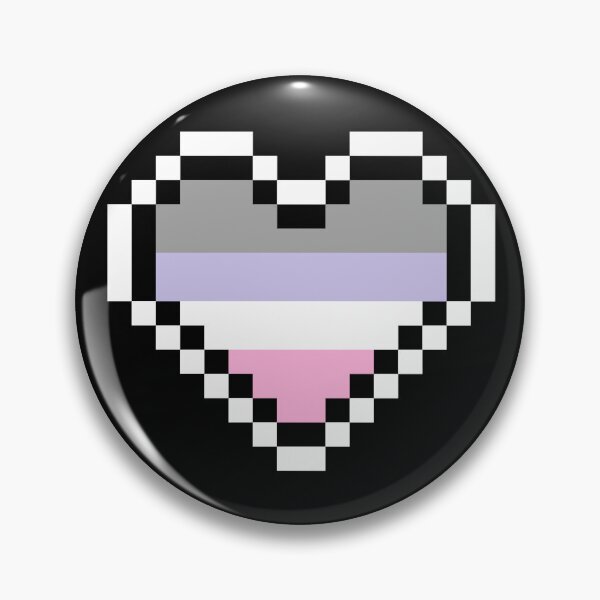 Item preview, Heart flag from Cupioromántica / Cupioromantic community pixel art black background designed and sold by Axel-Speed.