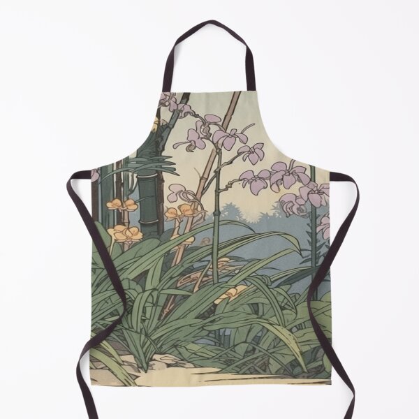 Item preview, Orchid beside bamboo designed and sold by Foxclothier.