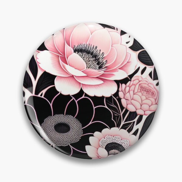Item preview, Black and Pink Flora designed and sold by Dani Rene.