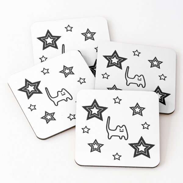 Item preview, Y2K Stars Cat designed and sold by wonkcat.