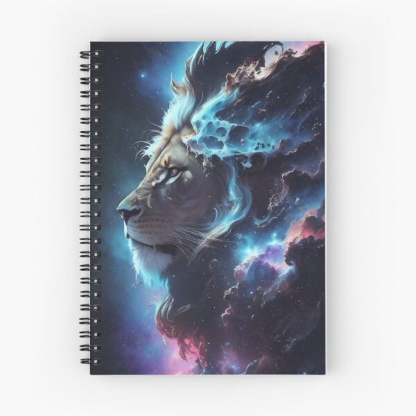 Item preview, Leo The Lion In Nebular Vibrant Colour Universe Space Burst designed and sold by BBGIFTSUK.